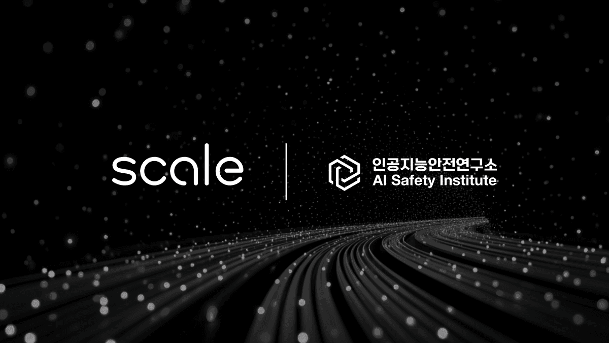 Scale AI Partners with Korea’s AI Safety Institute to Advance Global AI Evaluation and Governance 