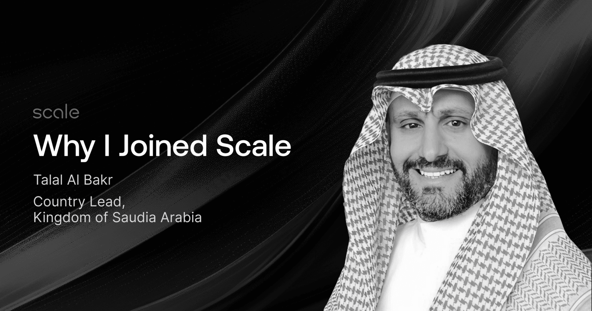 Why I Joined Scale: Building the Applications for Saudi Arabia's AI Future 
